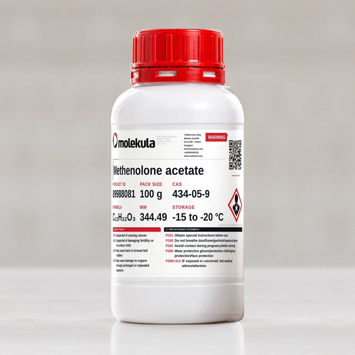 Methenolone acetate, 100 g pack