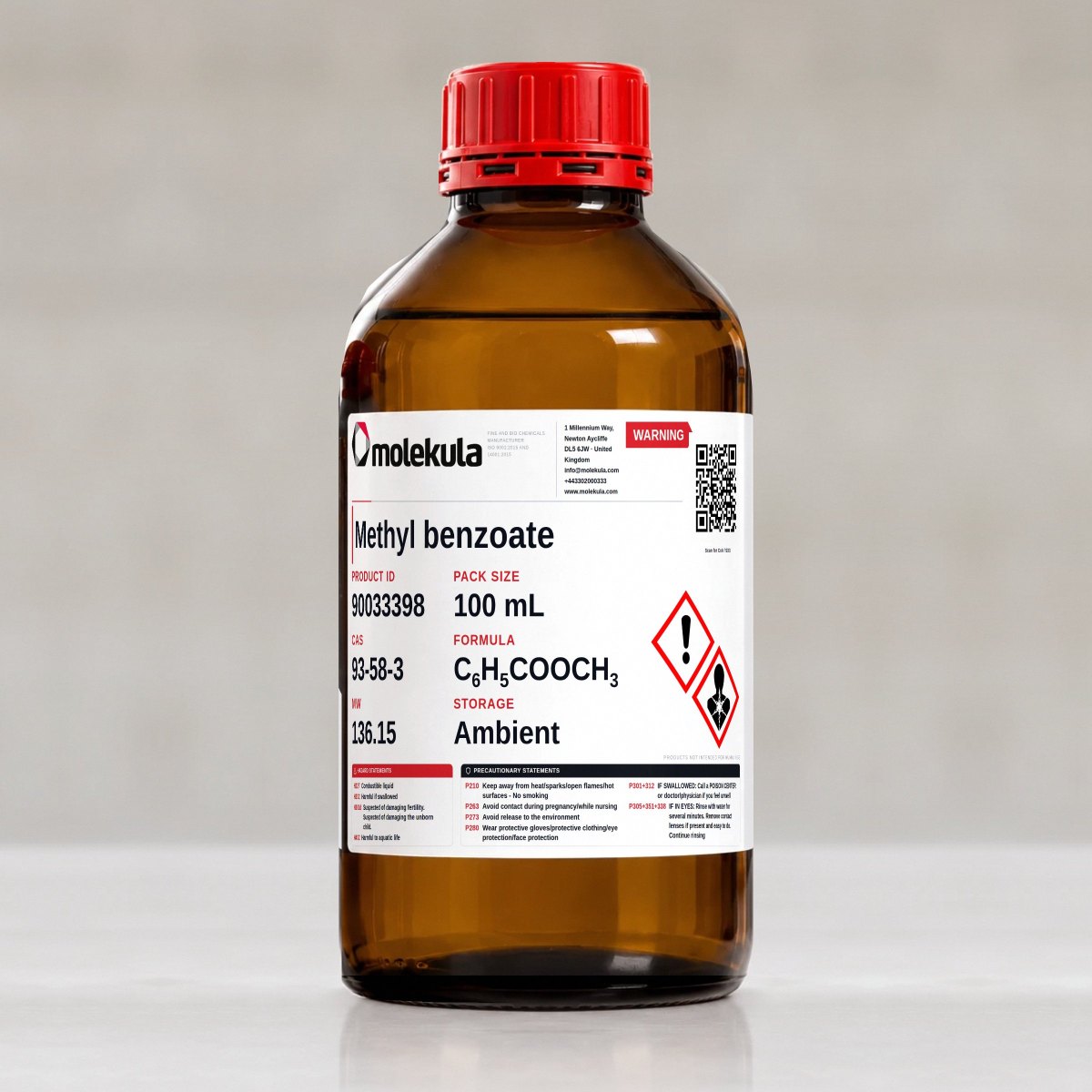 Methyl benzoate, 100 mL pack