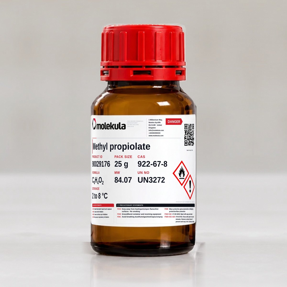 Methyl propiolate, 25 g pack