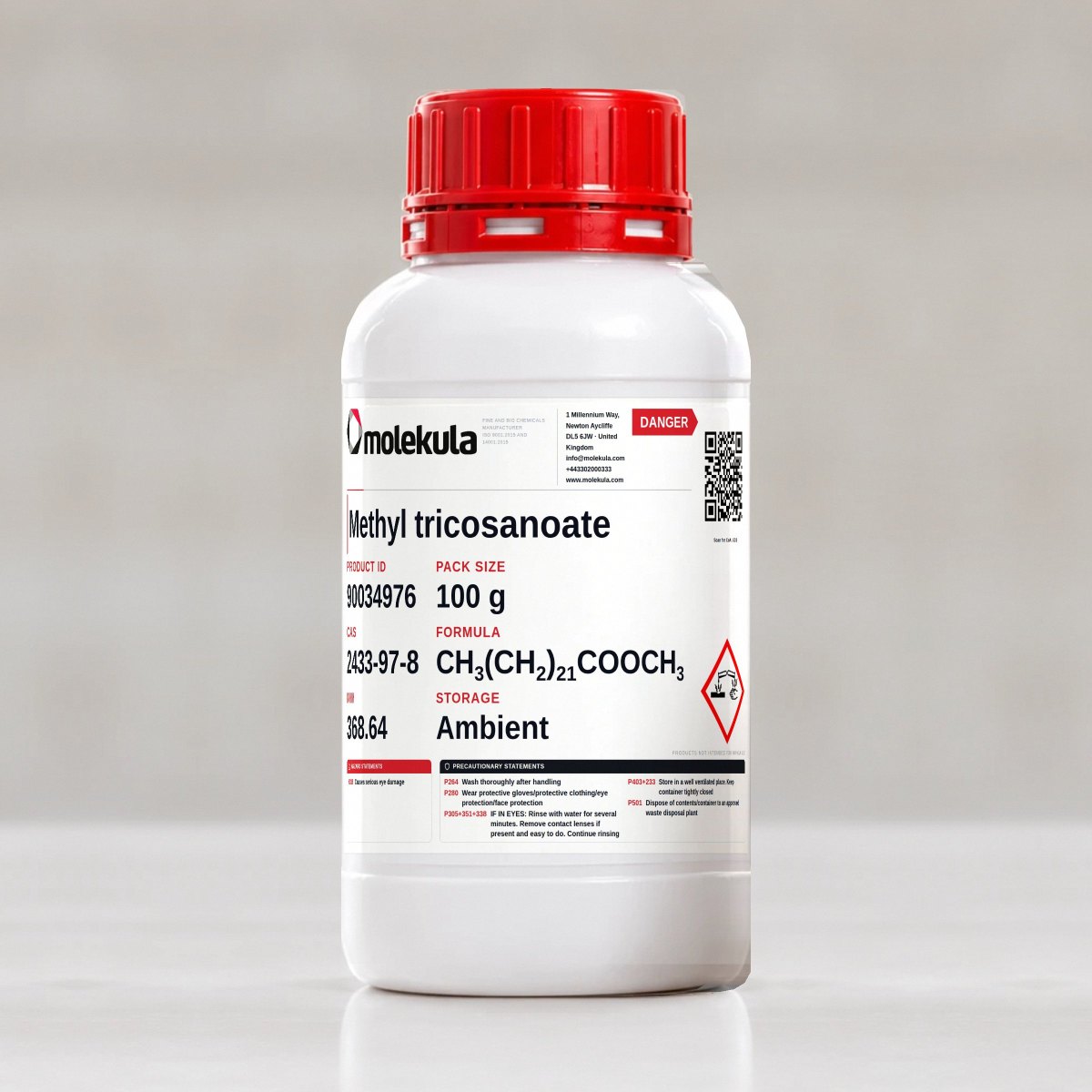Methyl tricosanoate, 100 g pack