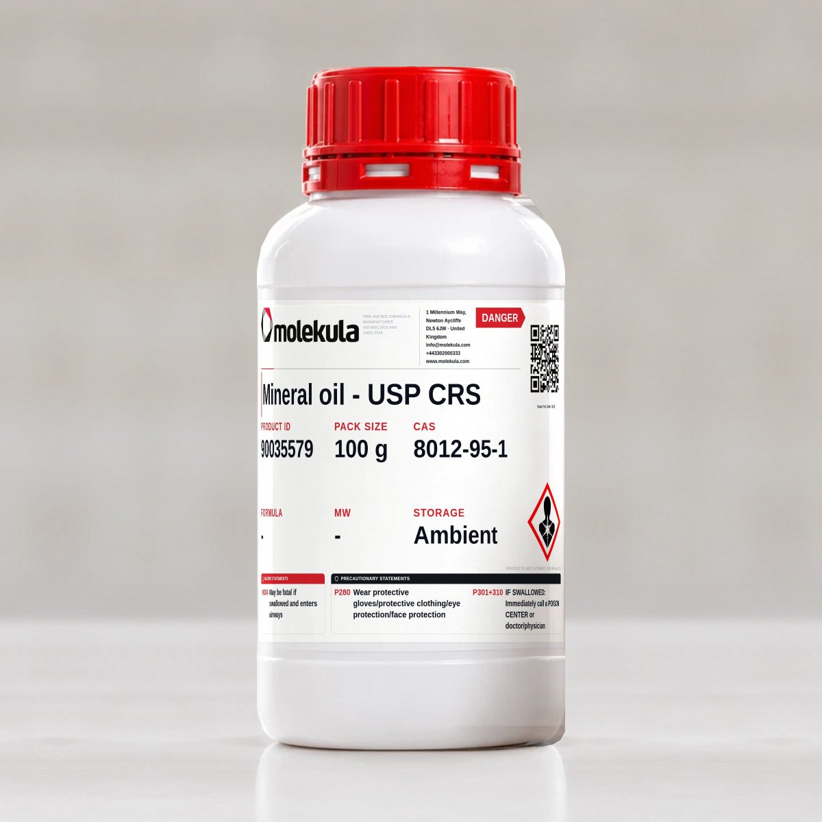 Mineral oil - USP CRS, 100 g pack