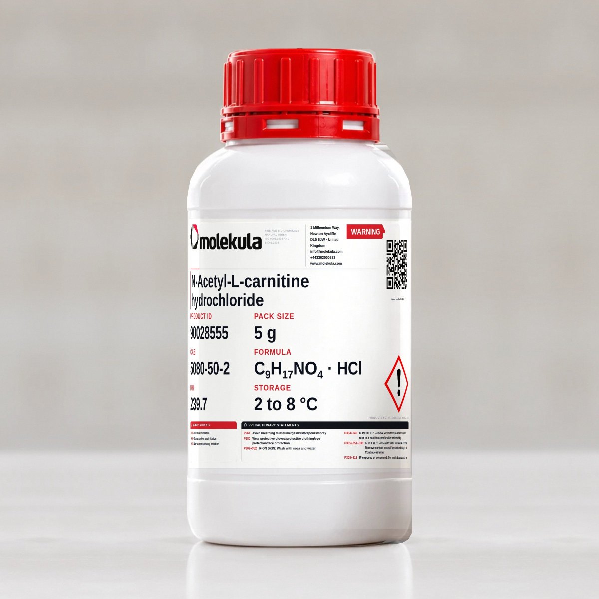 N-Acetyl-L-carnitine hydrochloride, 5 g pack