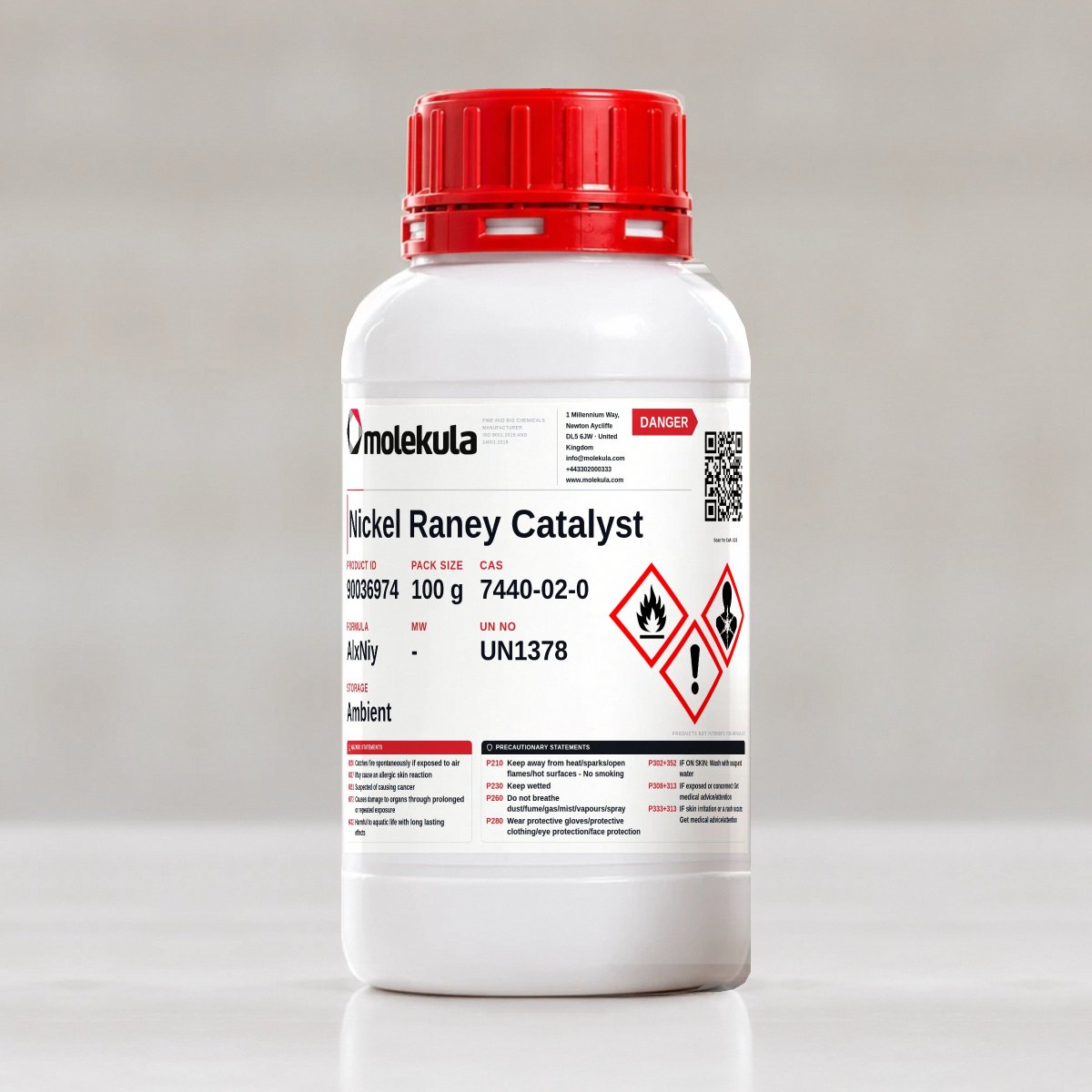 Nickel Raney Catalyst, 100 g pack