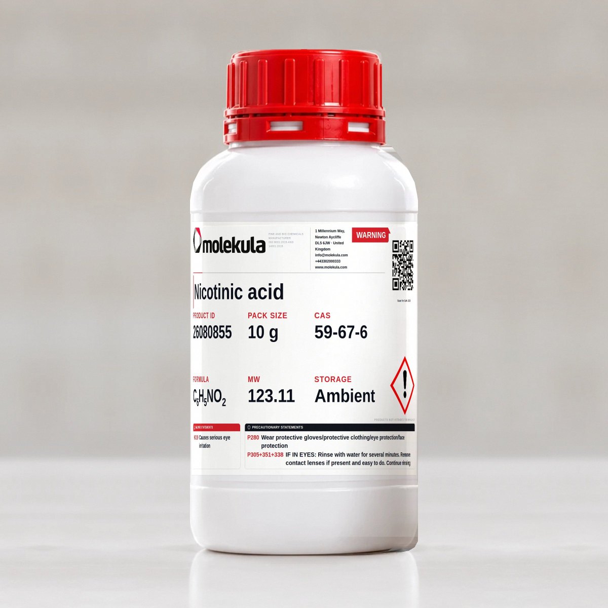 Nicotinic acid, 10 g pack