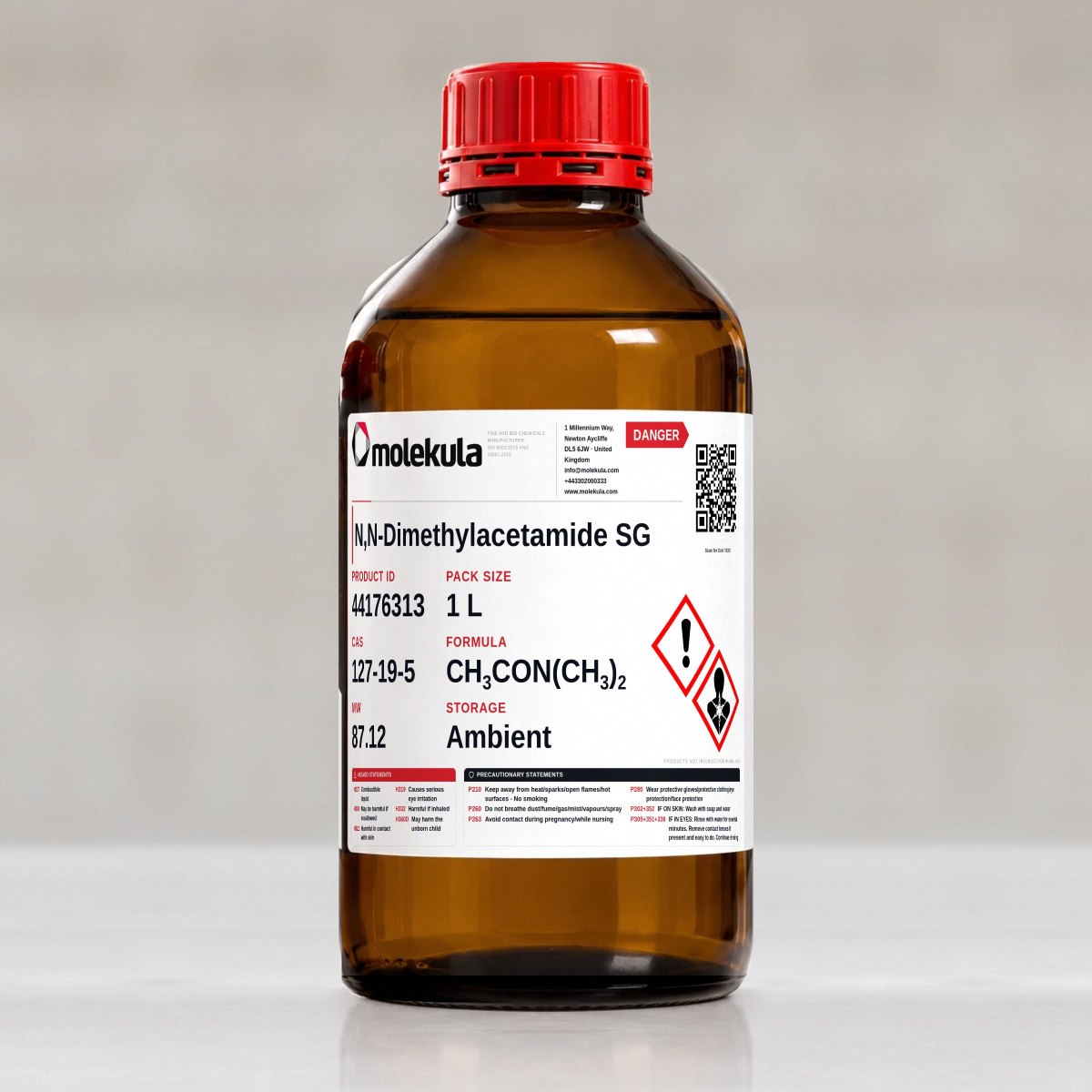 N,N-Dimethylacetamide SG, 1 L pack