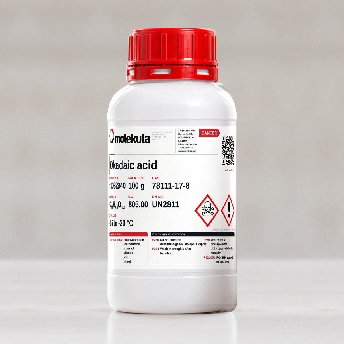 Okadaic acid, 100 g pack