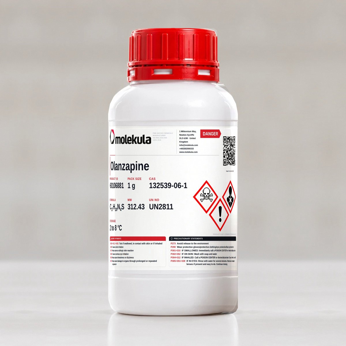 Olanzapine, 1 g pack