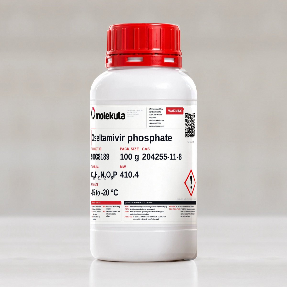 Oseltamivir phosphate, 100 g pack