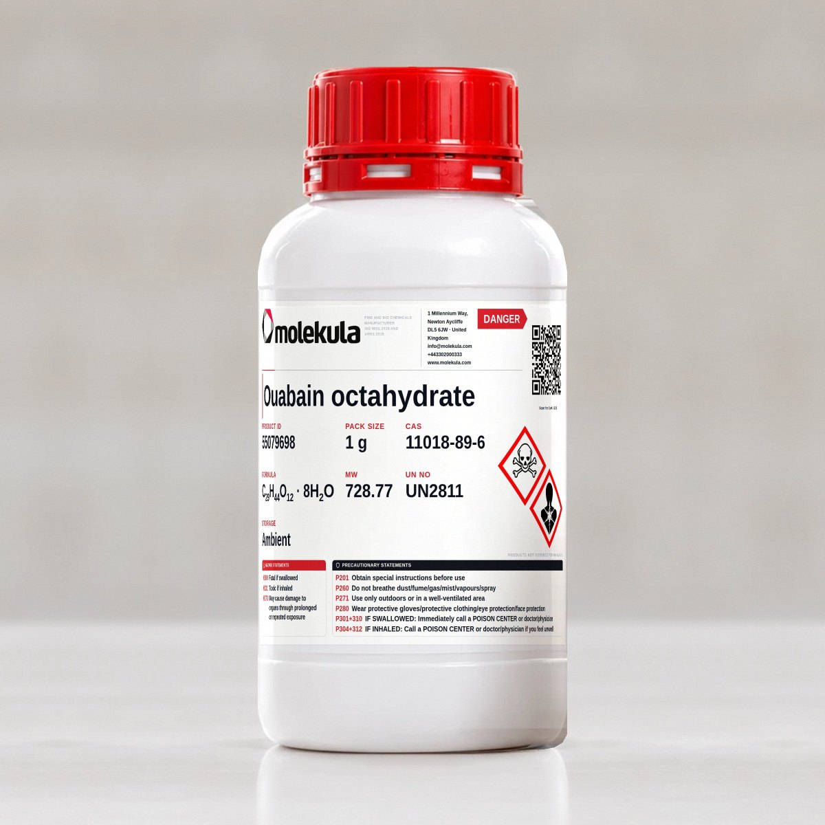 Ouabain octahydrate, 1 g pack