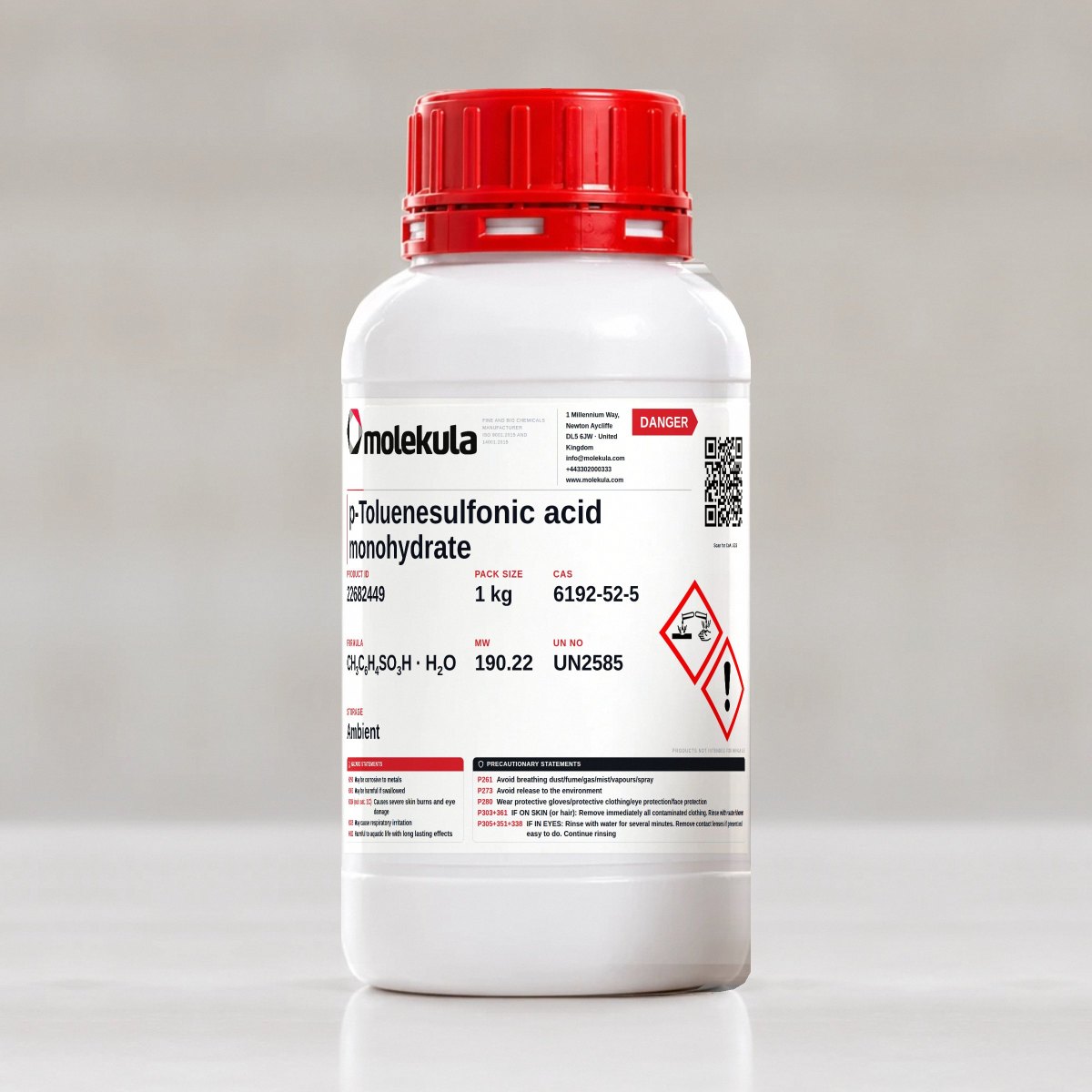 p-Toluenesulfonic acid monohydrate, 1 kg pack