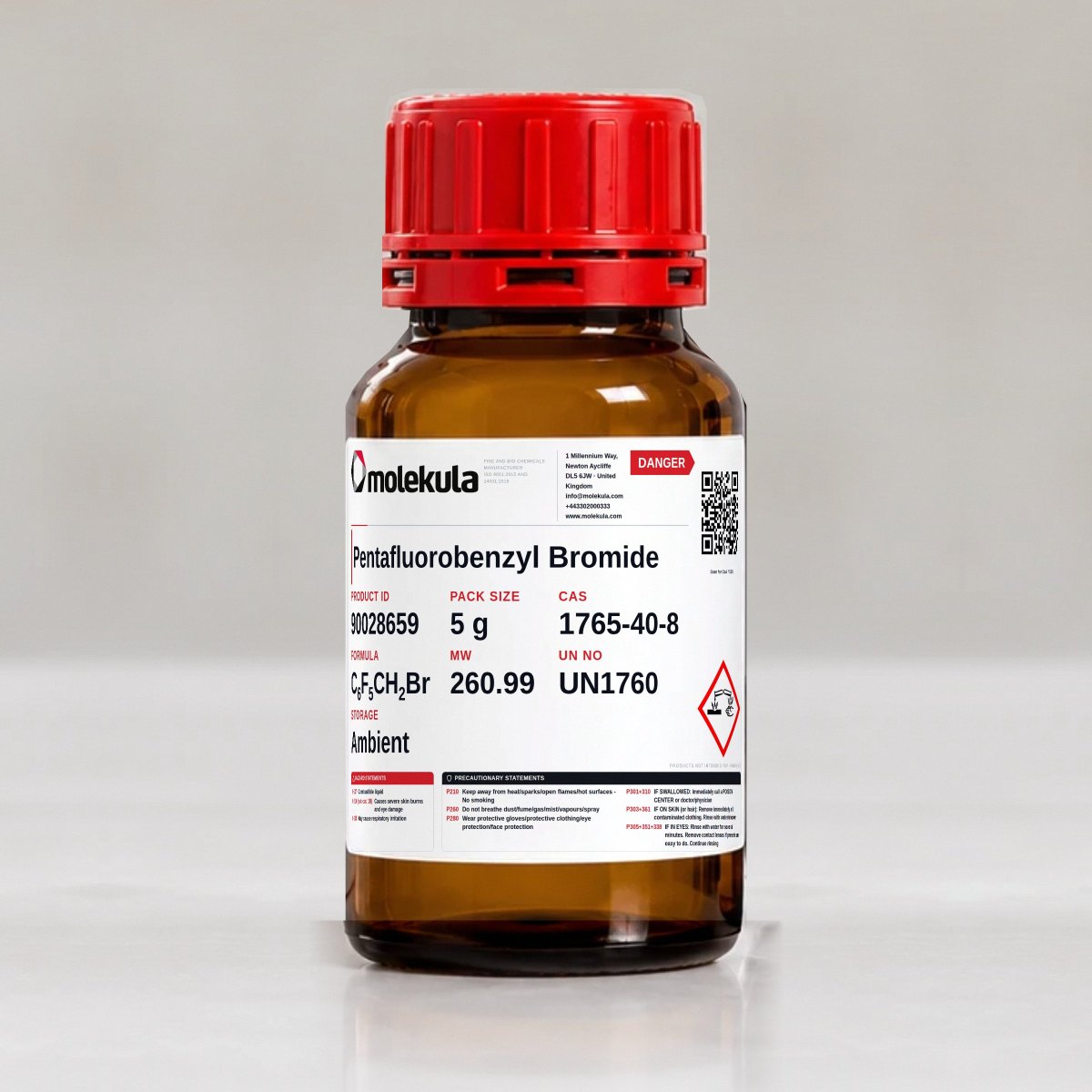 Pentafluorobenzyl Bromide, 5 g pack