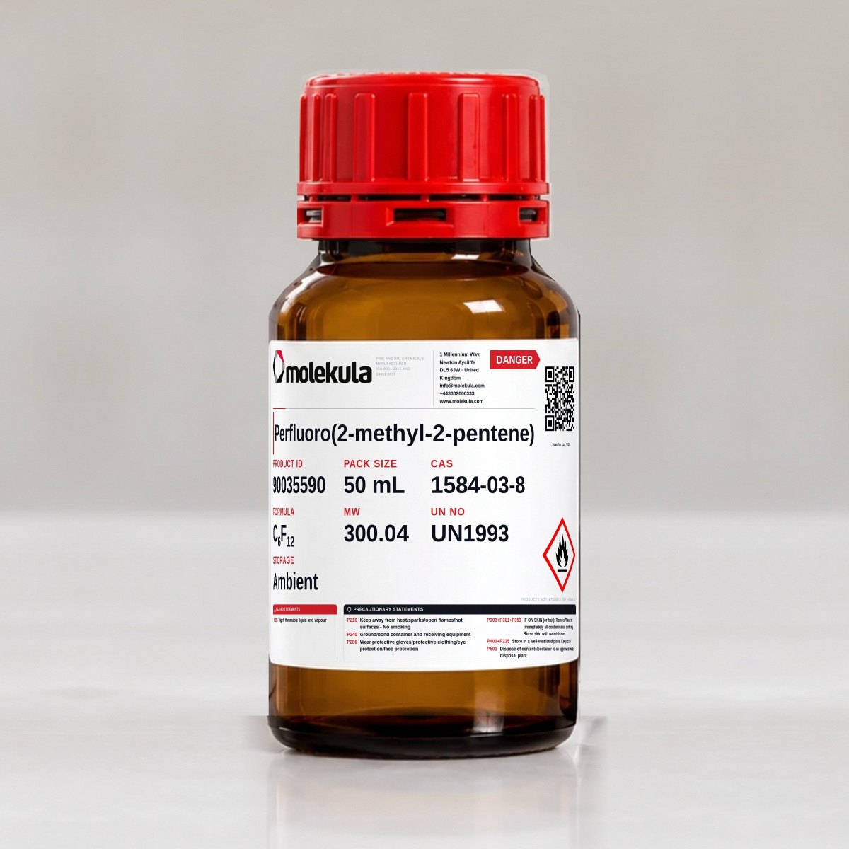 Perfluoro(2-methyl-2-pentene), 50 mL pack