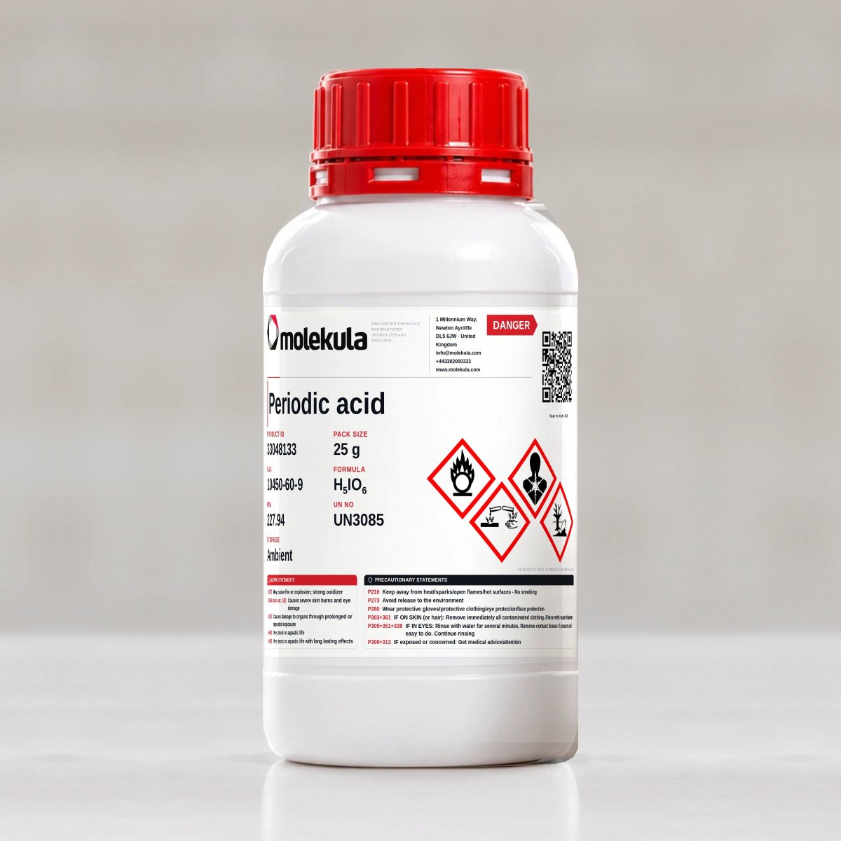 Periodic acid, 25 g pack