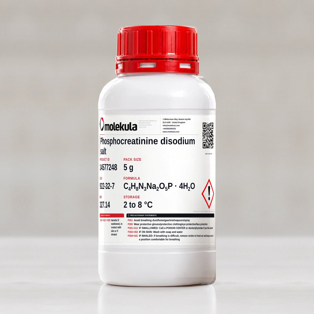 Phosphocreatinine disodium salt, 5 g pack