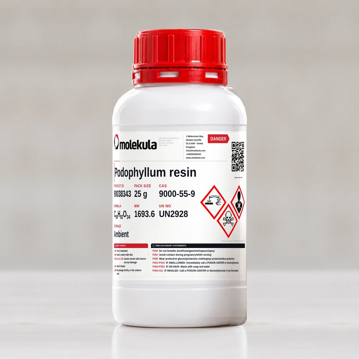 Podophyllum resin, 25 g pack