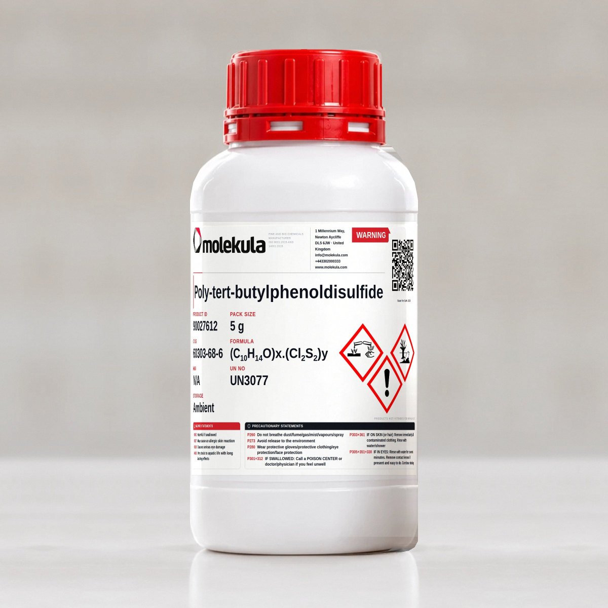 Poly-tert-butylphenoldisulfide, 5 g pack
