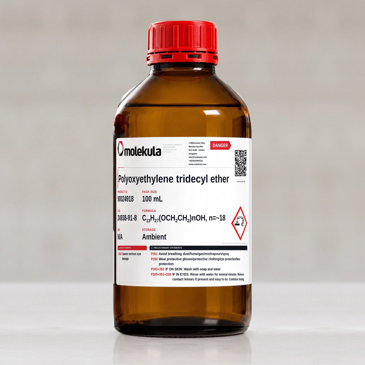 Polyoxyethylene tridecyl ether, 100 mL pack