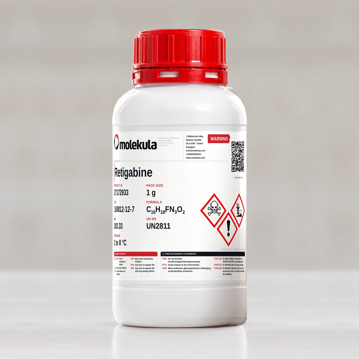 Retigabine, 1 g pack