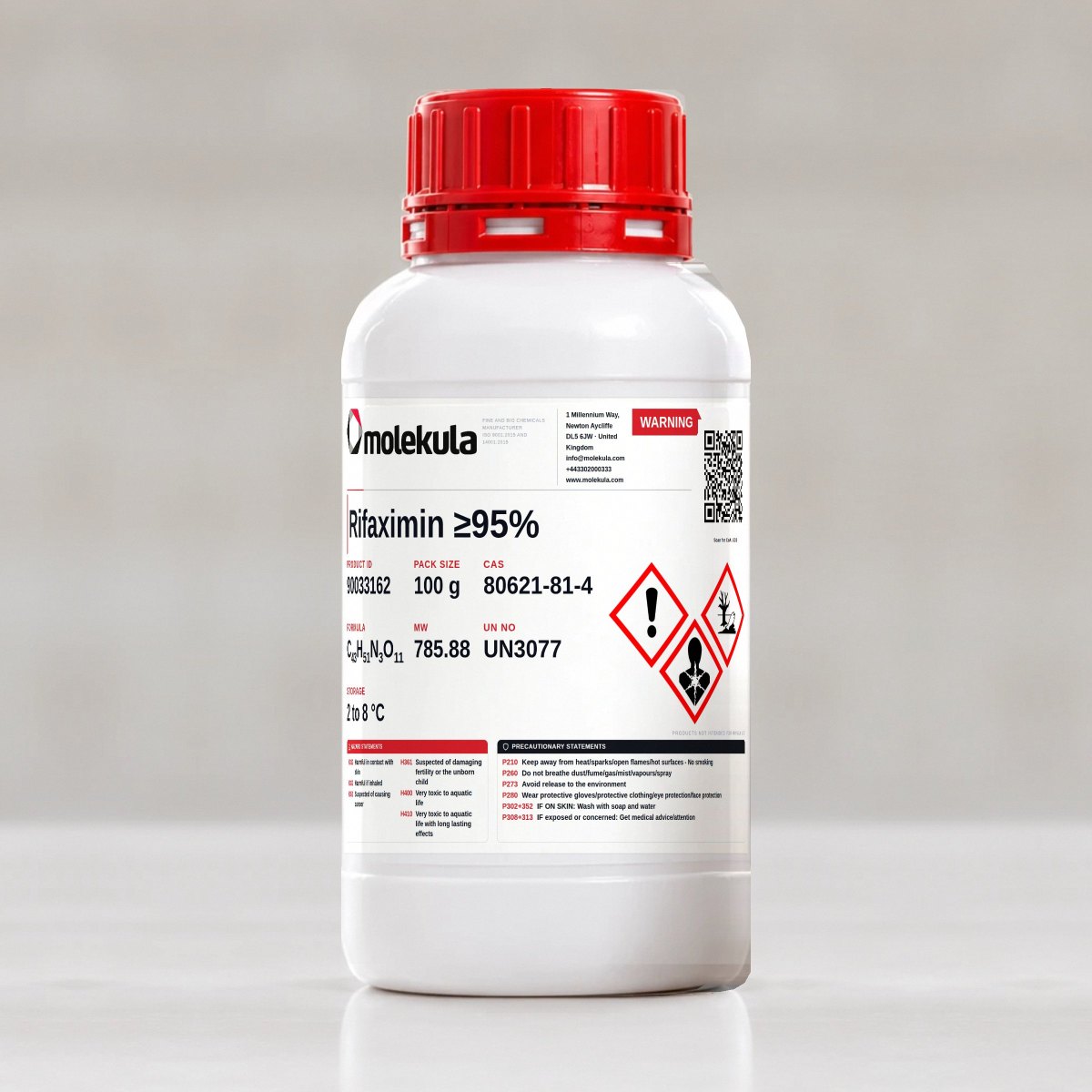 Rifaximin ≥95%, 100 g pack