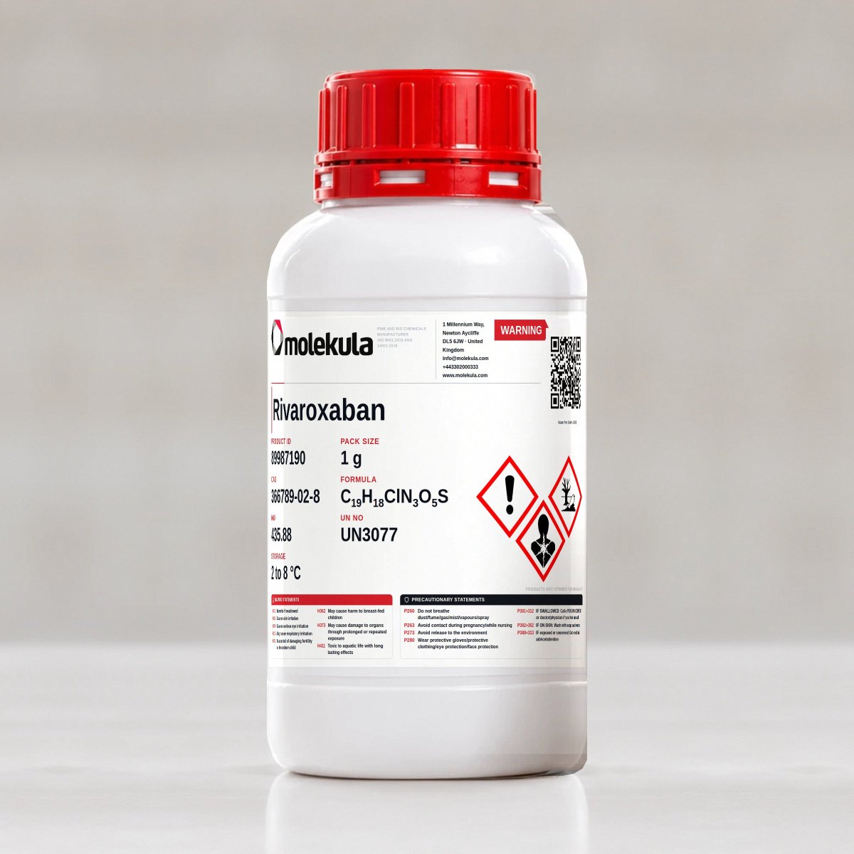 Rivaroxaban, 1 g pack