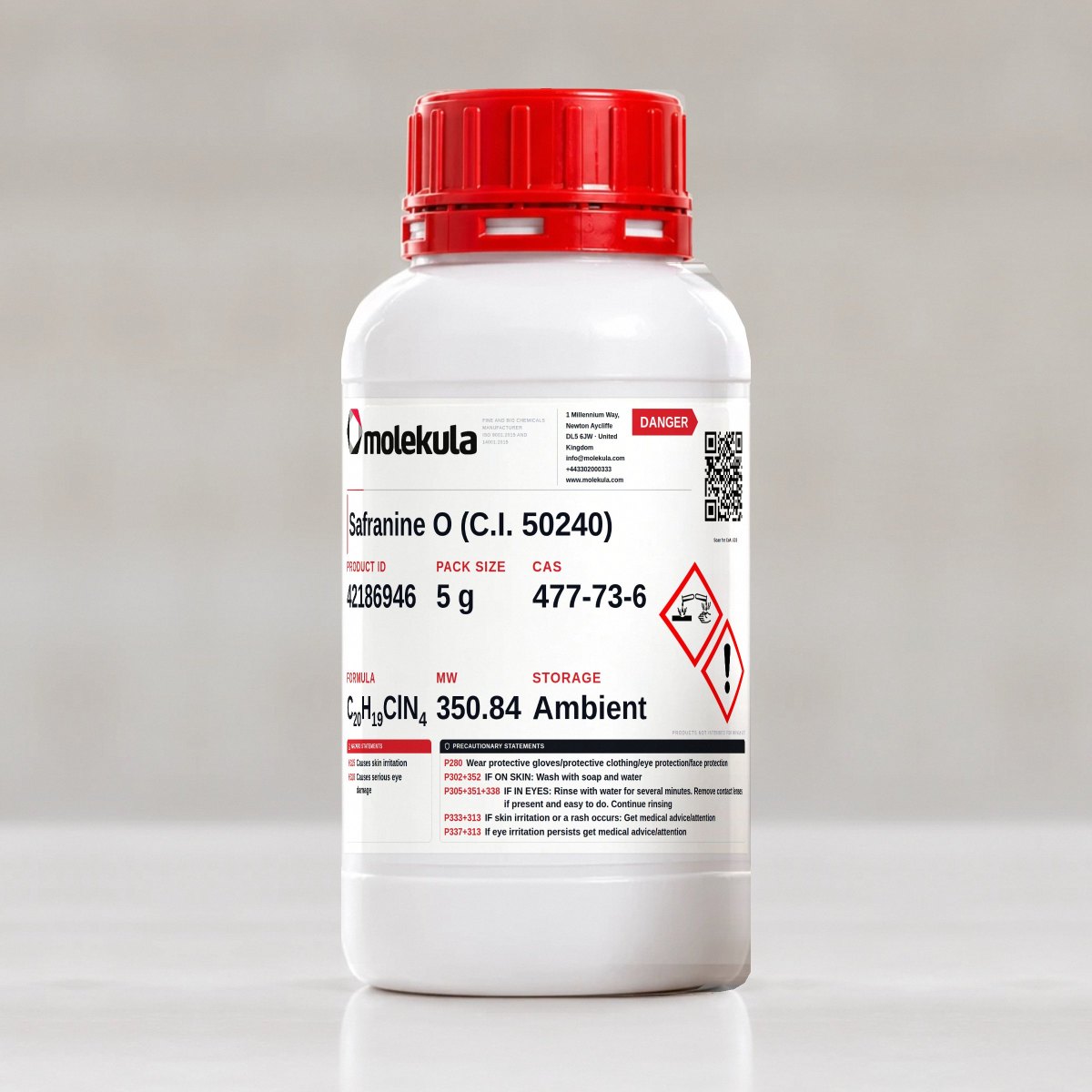 Safranine O (C.I. 50240), 5 g pack