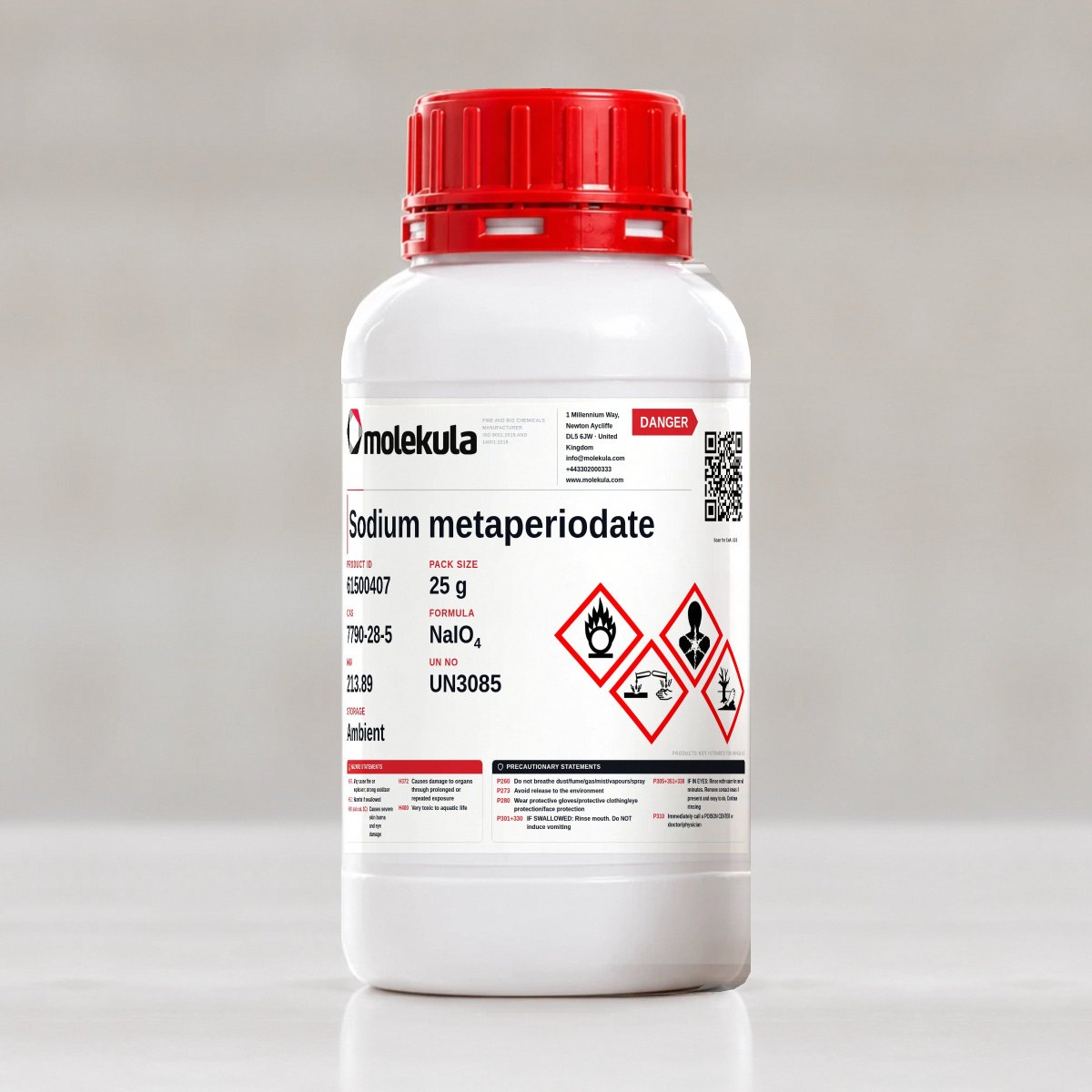 Sodium metaperiodate, 25 g pack
