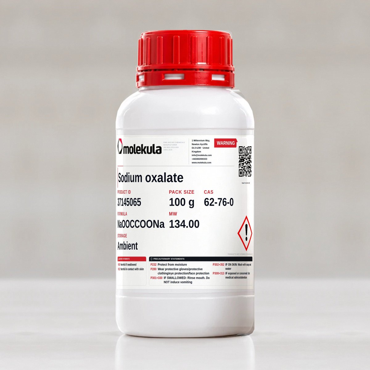 Sodium oxalate, 100 g pack