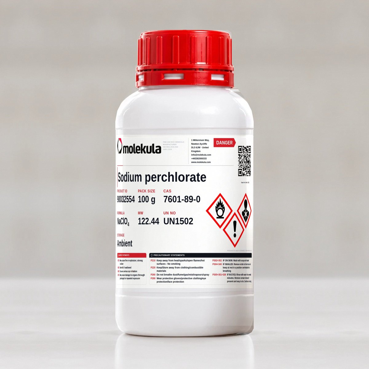 Sodium perchlorate, 100 g pack
