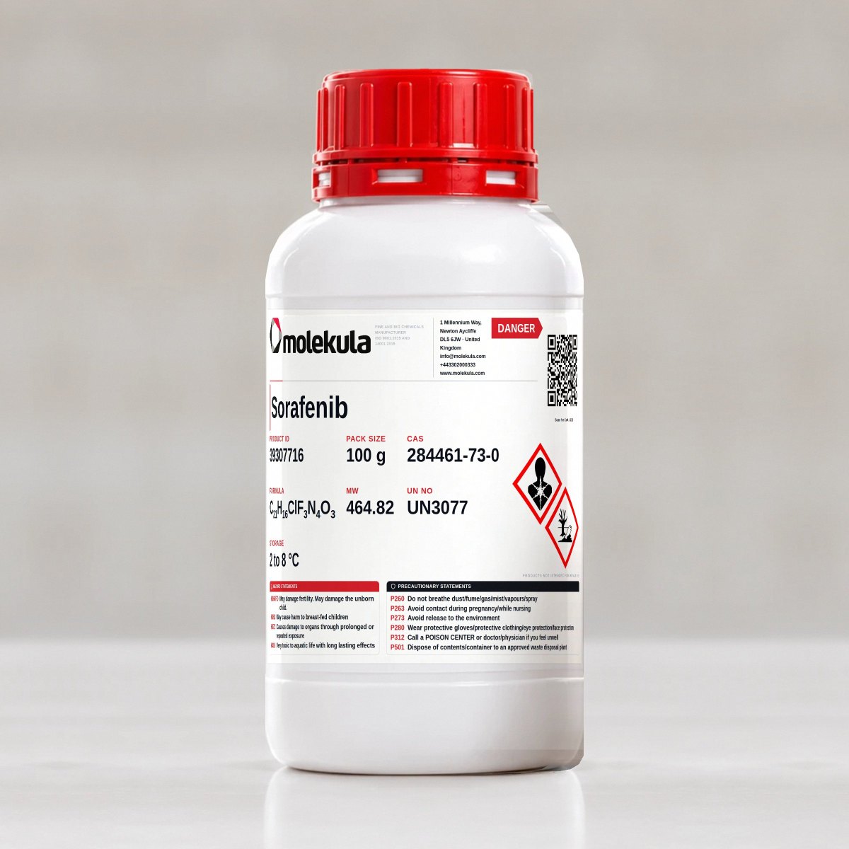 Sorafenib, 100 g pack