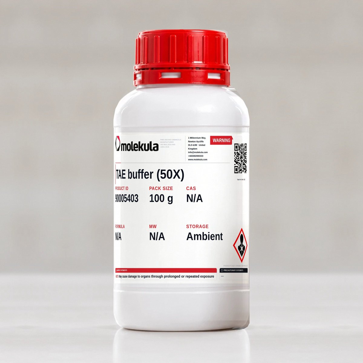 TAE buffer (50X), 100 g pack