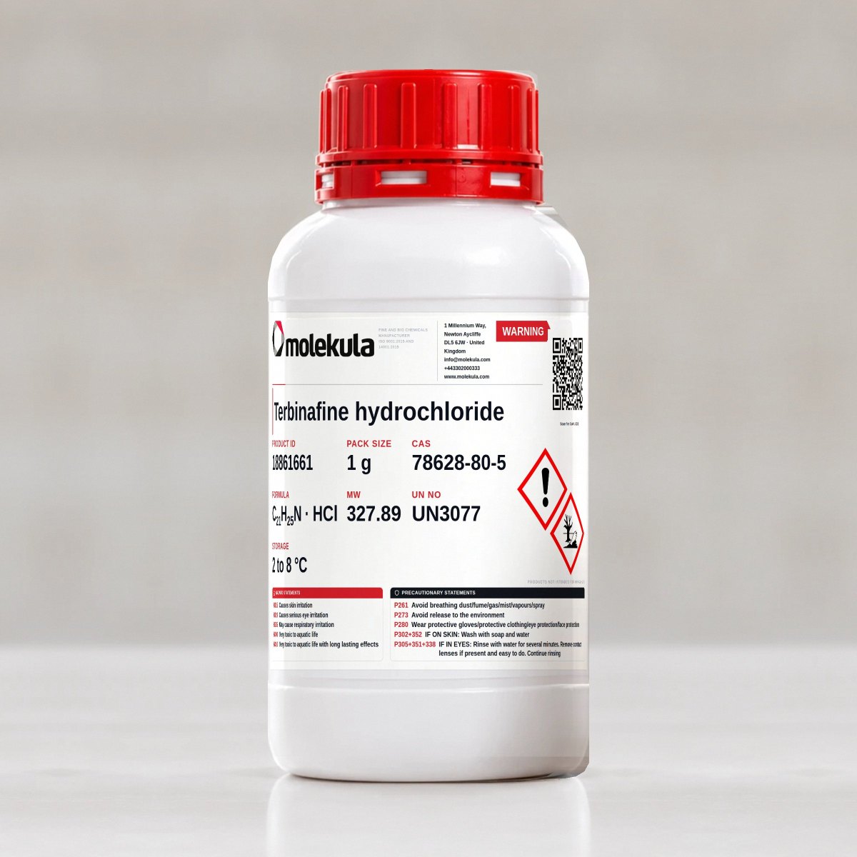 Terbinafine hydrochloride, 1 g pack
