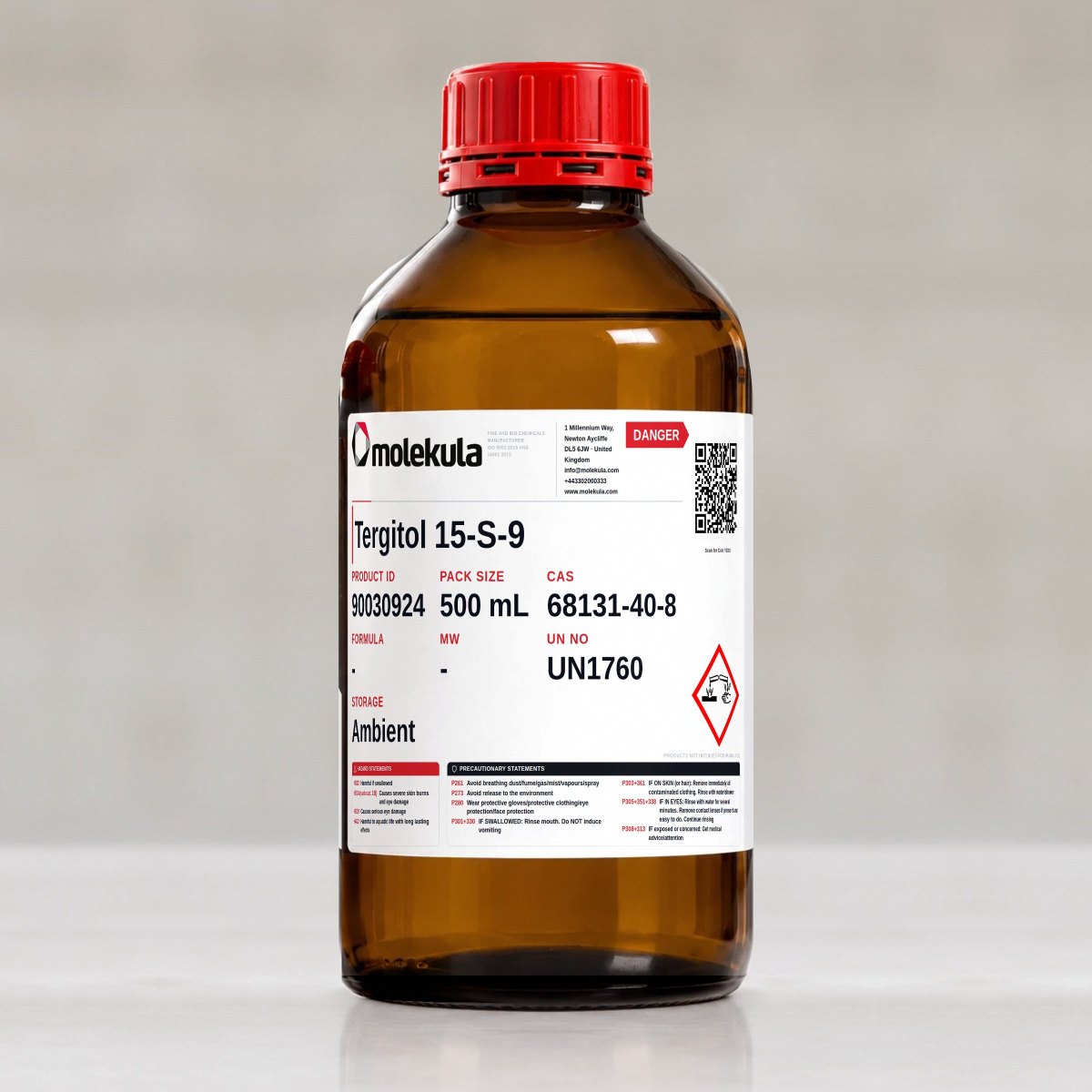 Tergitol 15-S-9, 500 mL pack