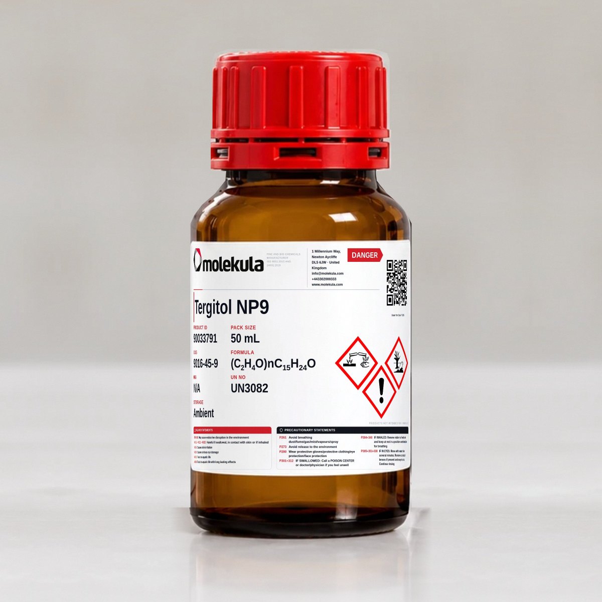 Tergitol NP9, 50 mL pack