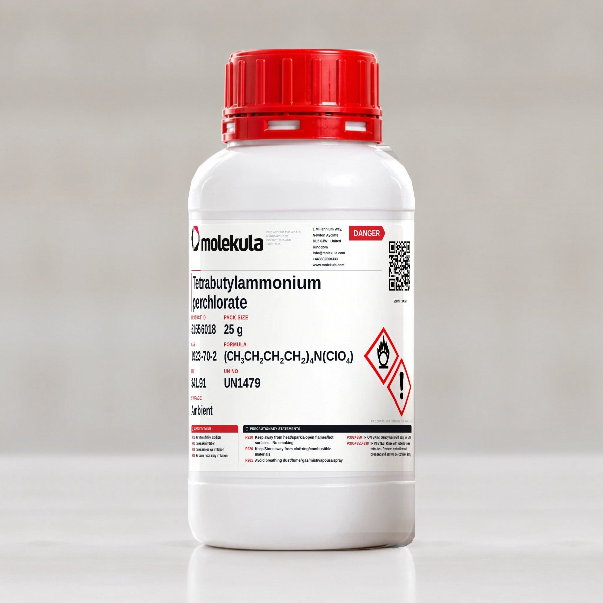 Tetrabutylammonium perchlorate, 25 g pack