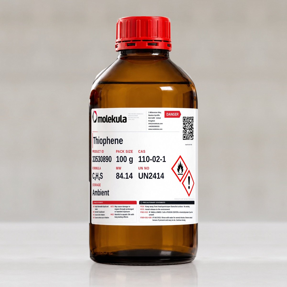 Thiophene, 100 g pack