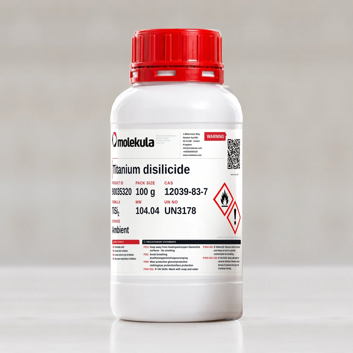 Titanium disilicide, 100 g pack