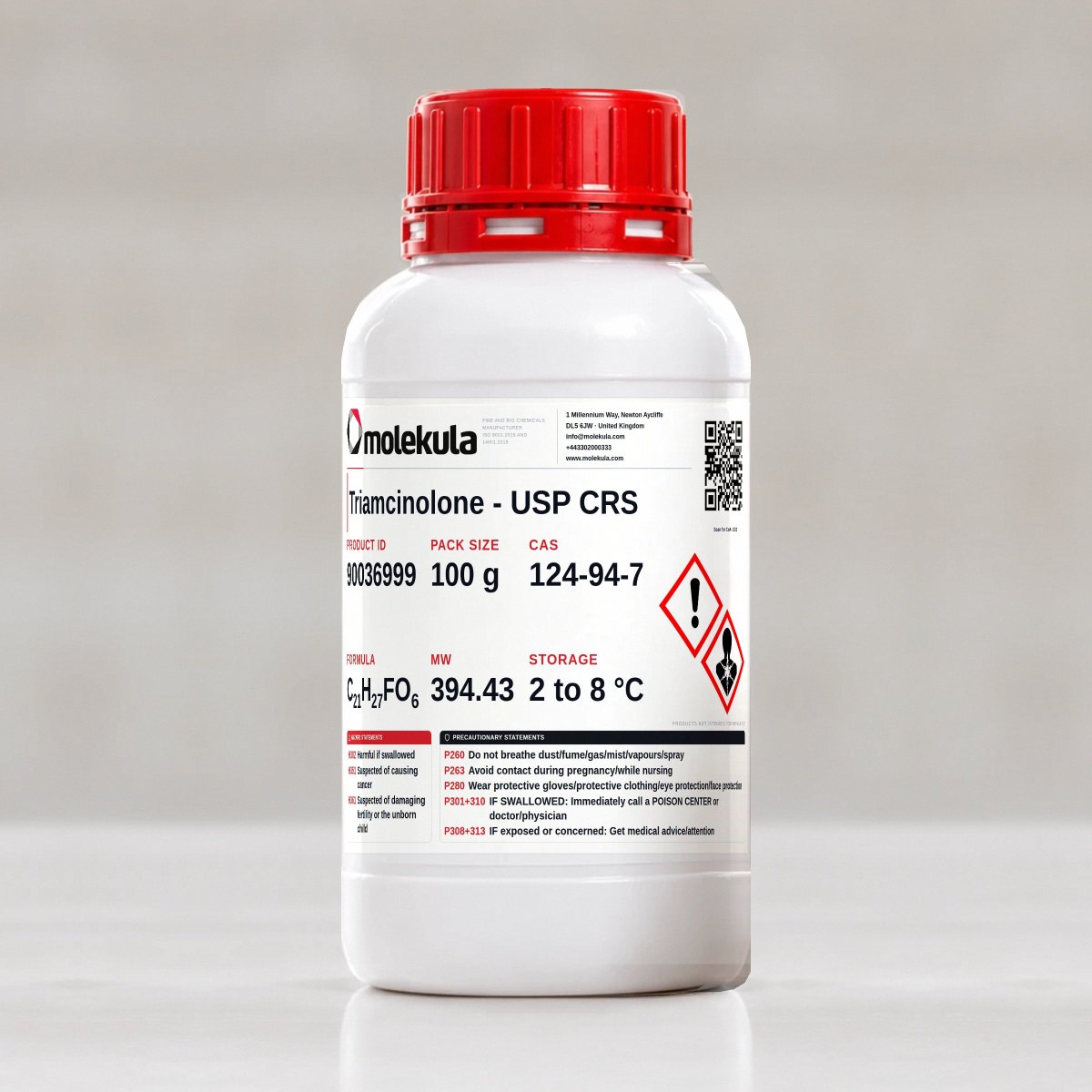 Triamcinolone - USP CRS, 100 g pack