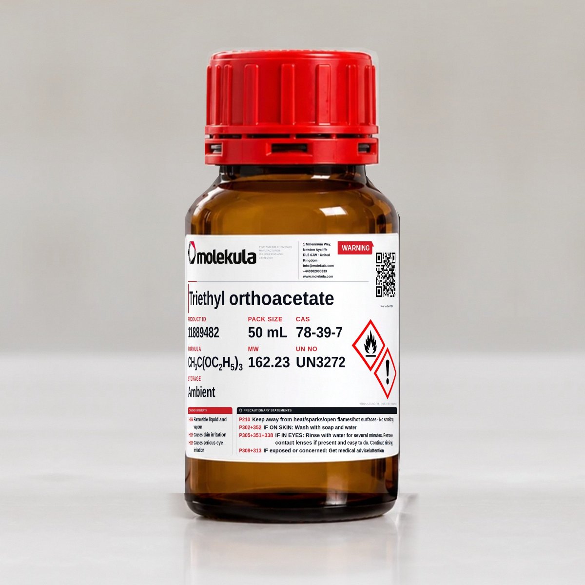 Triethyl orthoacetate, 50 mL pack
