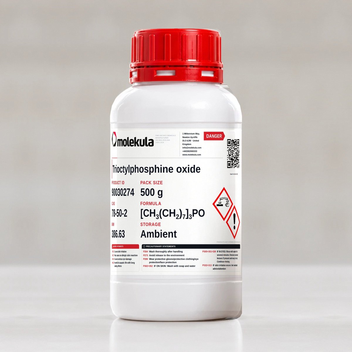 Trioctylphosphine oxide, 500 g pack