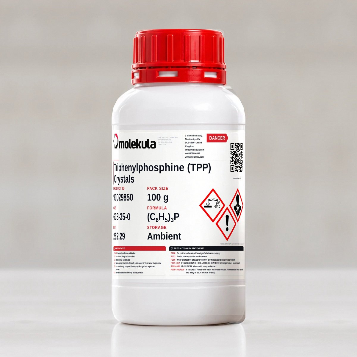 Triphenylphosphine (TPP) Crystals, 100 g pack