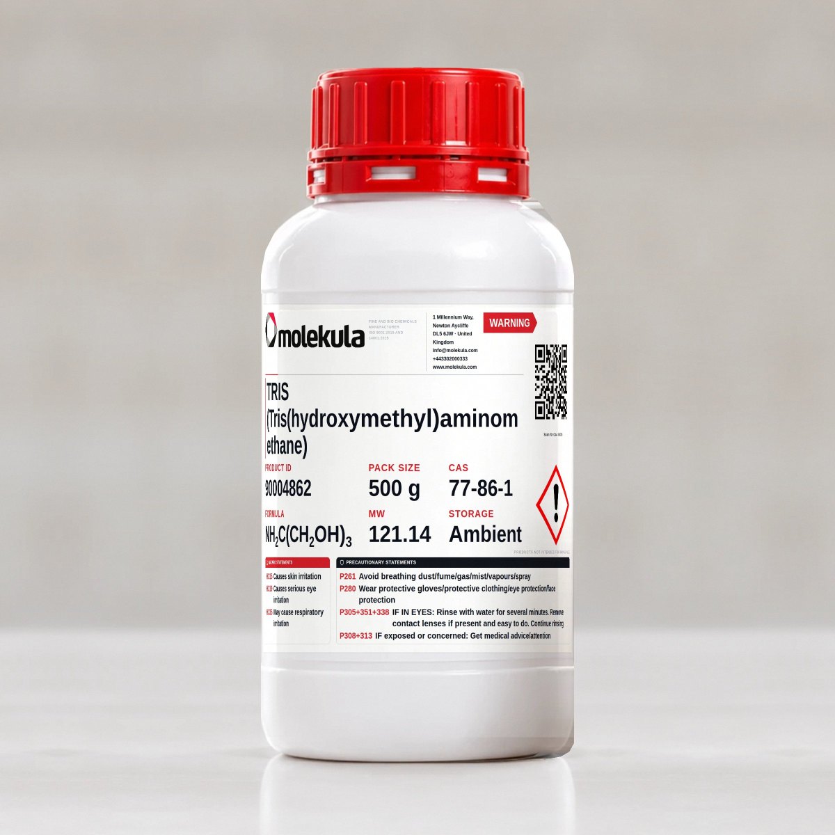 TRIS (Tris(hydroxymethyl)aminomethane), 500 g pack
