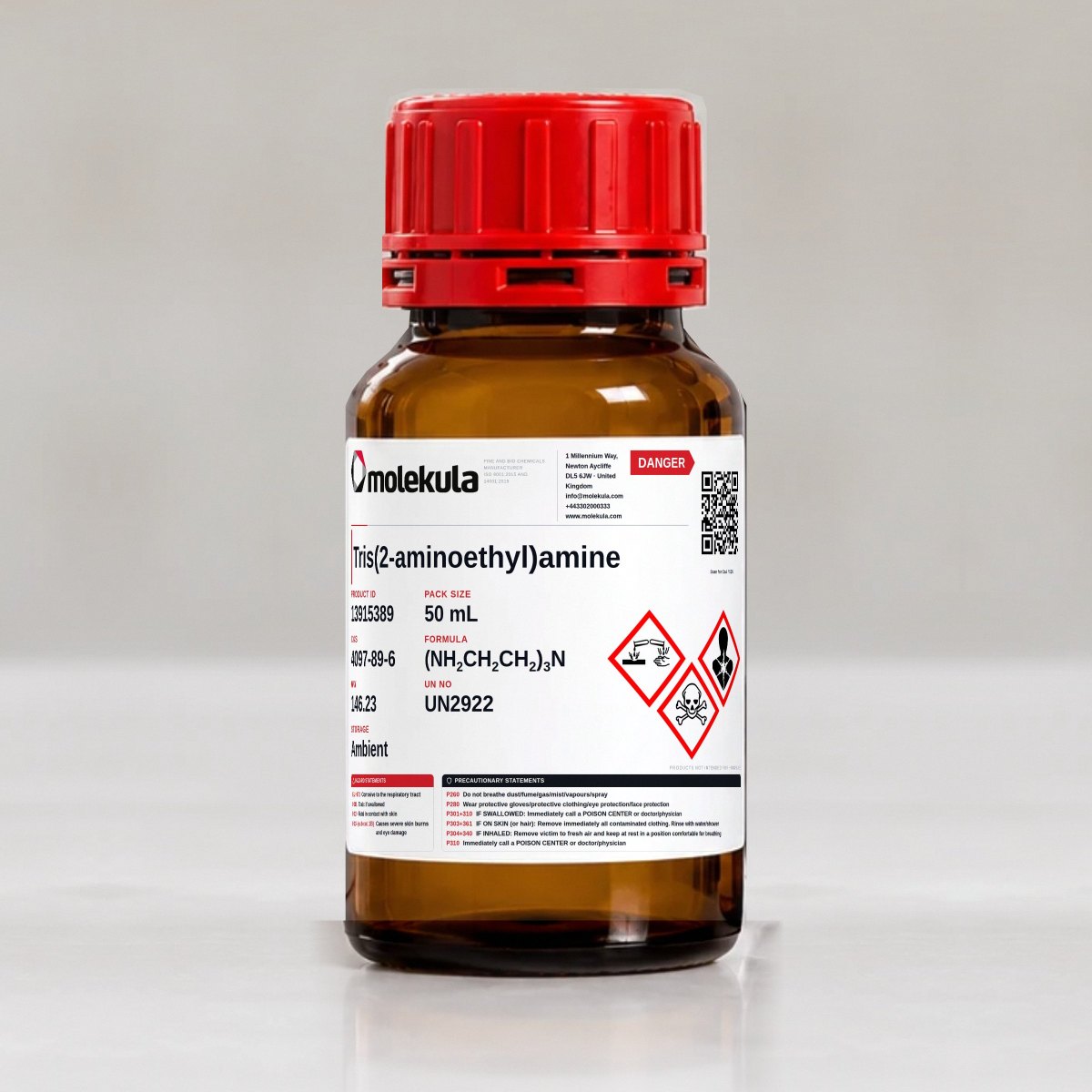 Tris(2-aminoethyl)amine, 50 mL pack