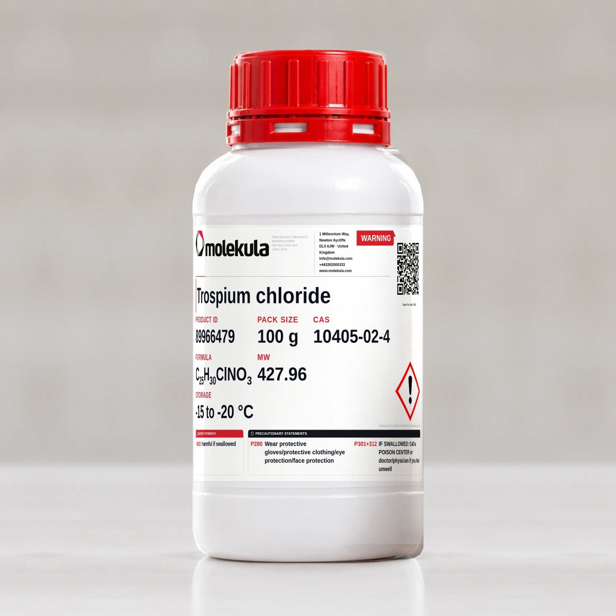 Trospium chloride, 100 g pack