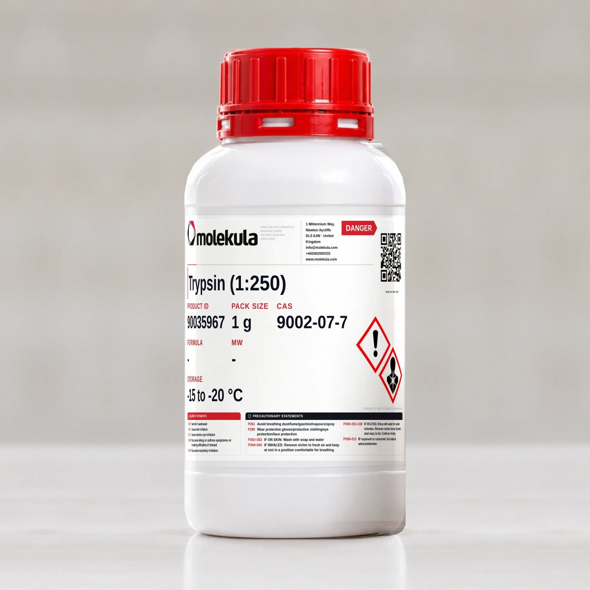 Trypsin (1:250), 1 g pack