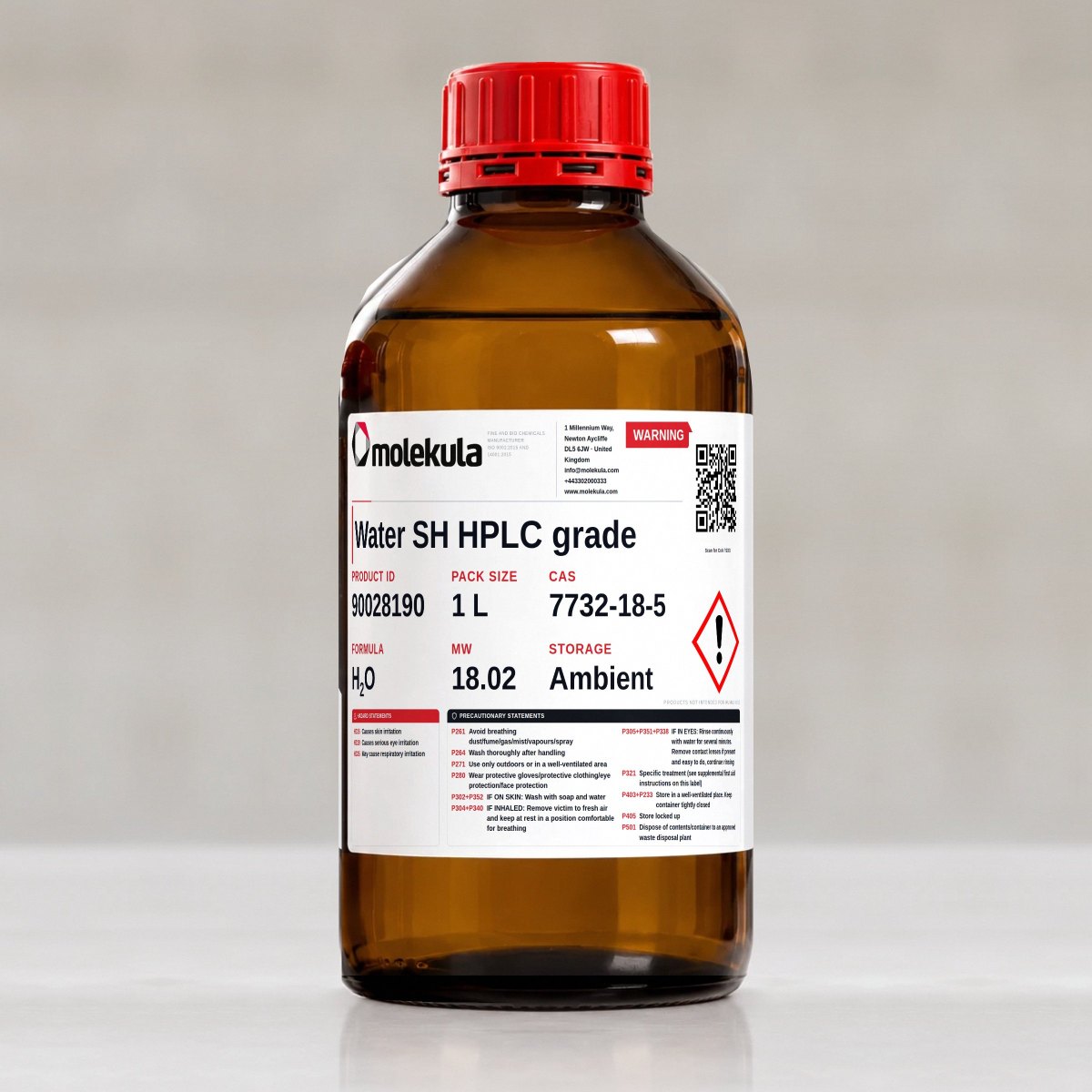 Water SH HPLC grade, 1 L pack